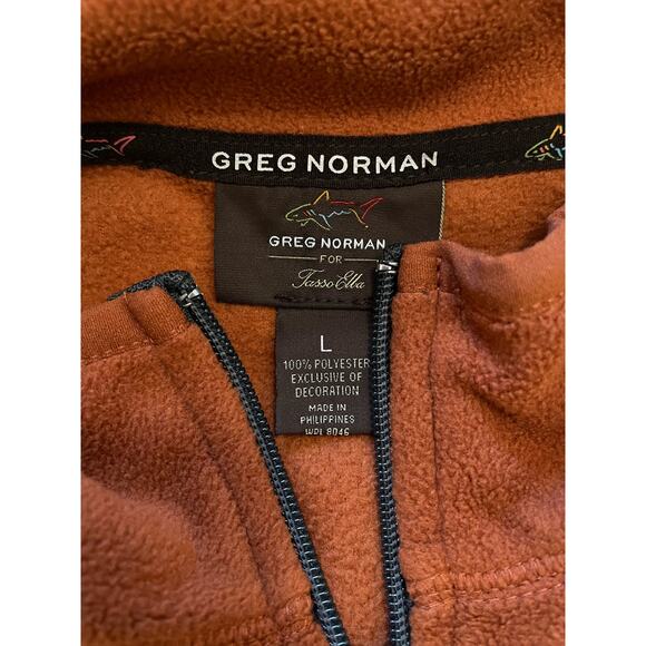 Greg Norman for Tasso Ella, Fleece Jacket, Full Zip, New condition, Men's Large - Picture 4 of 5